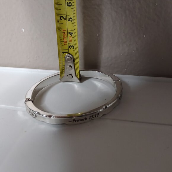 6.5 Inch Brighton Proverb 17 17 Bracelet - Picture 9 of 9